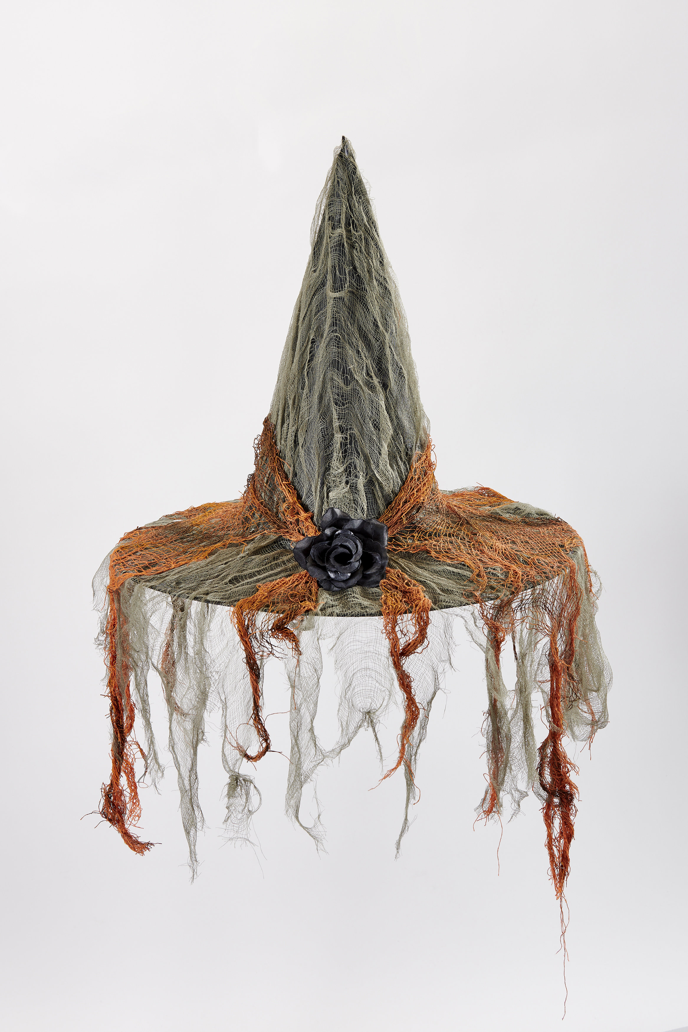 The Holiday Aisle® 18" Halloween Witch Hat with Black Rose & Reviews | Wayfair