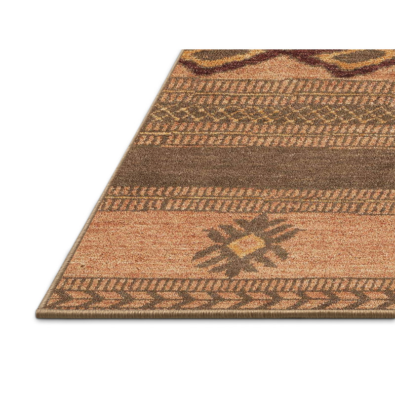 Abstract Indoor Rug, Rectangle 2' x 4'