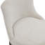 Tabouret en chenille avec structure en noyer foncé-22851912