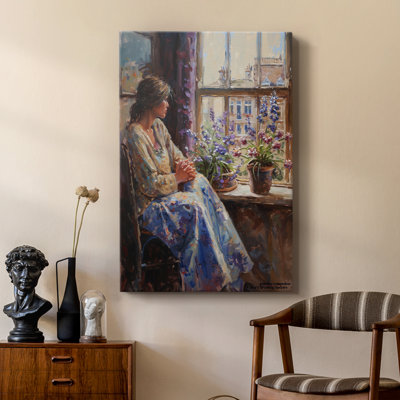 WOMEN Series CCCCXVII - Toile tendue avec châssis Premium - Prêt à être accroché