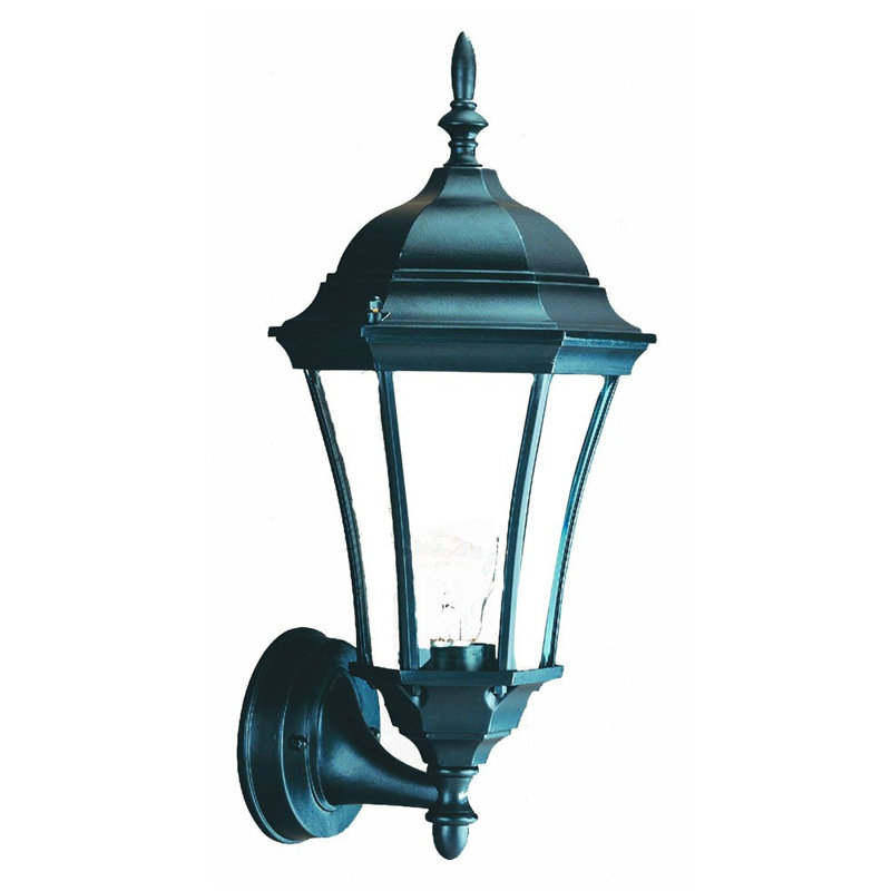 Carousel Lantern Wall Light, Matte Black