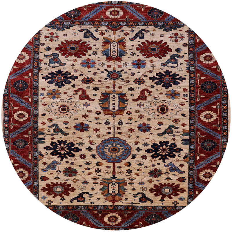 Oriental Indoor Rug, Round 7'