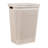  Slim Laundry Hamper, Clothes Basket, Lid, Linen Design, Plastic-1248325448