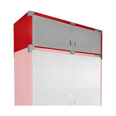 Seville Classics UltraHD 2 Piece Stainless Steel Storage System, 90.5" H x 60" W x 24" D