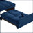 4 in1 Multi-Function Single Sofa Bed with Storage Pockets,Tufted Single Pull-out Sofa Bed with Adjustable Backrest and Pillows ,Convertible Chaise Lounge-2080340208