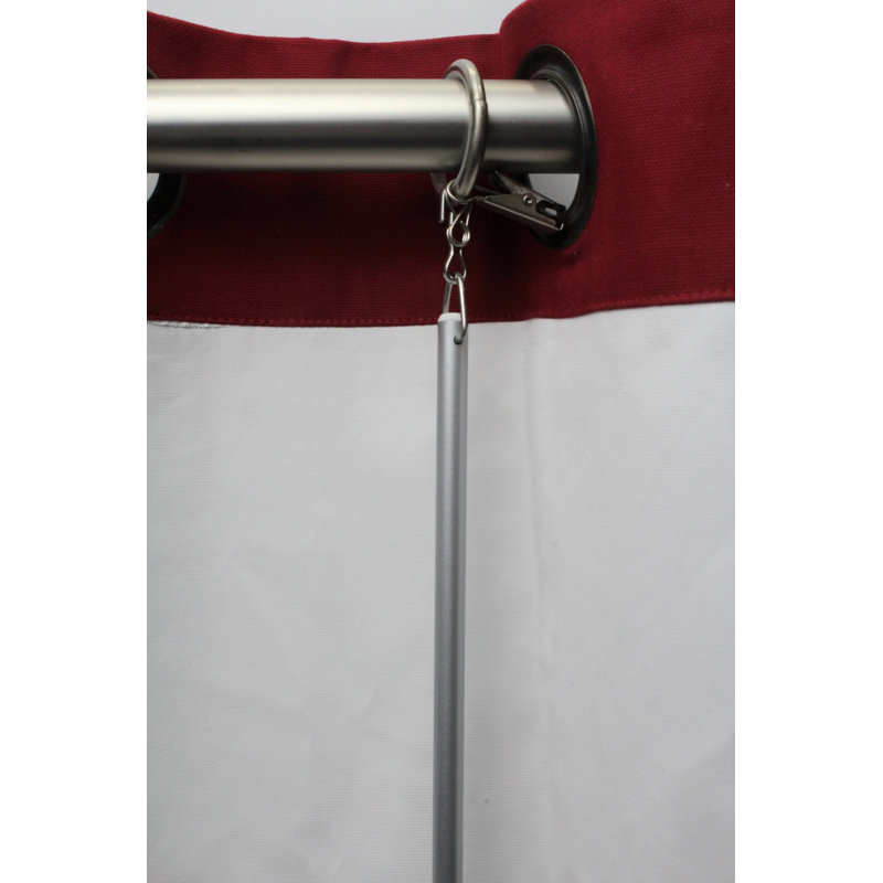 Bulluck Fiberglass Curtain Hardware Accessory, 72" H x 0.25" W x 0.25" D