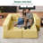 Modular Boneless Sectional Sofa With 1 Ottoman,Modern Minimalist Upholstered Couches, Comfort U Shaped Sofa For Living Room,Deep Seat Corner Couch,No Assembly Required-524468999
