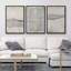 «Geometric Abstract Simple Neutral Modern Home Decor», reproduction d'art sur toile encadrée-149008348-195431852