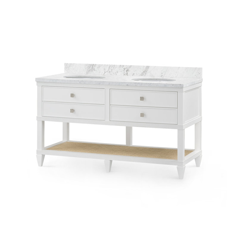 Sienna Double Vanity, Vanilla