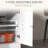 Farmhouse Sideboard Buffet Cabinet - 4 Barn-Style Doors With 2 Drawers & Adjustable Storage Shelves