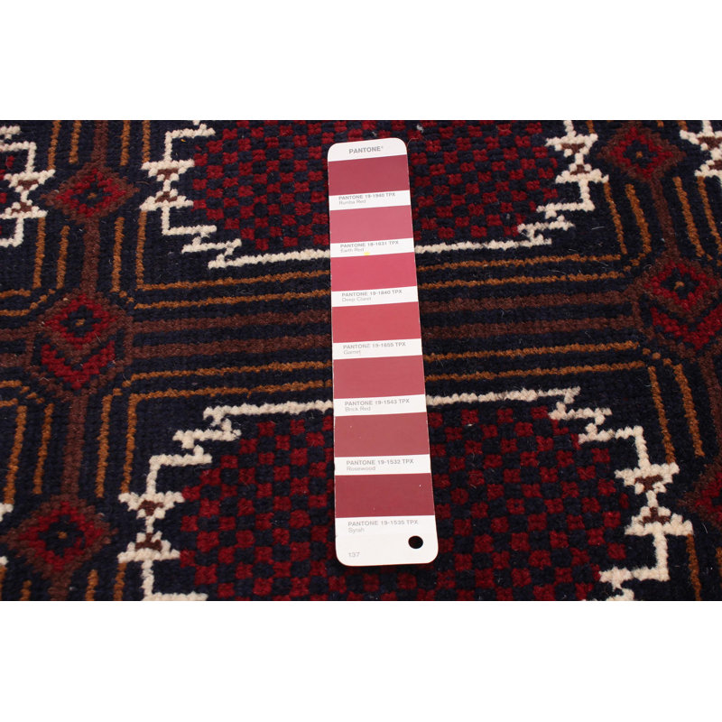Macaluso One-of-a-Kind 3'6" X 6'3" 2000s Wool Area Rug in Red