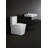 Eurocube® Alpine White Rectangular Wall Mount Bathroom Sink with Overflow-59241590