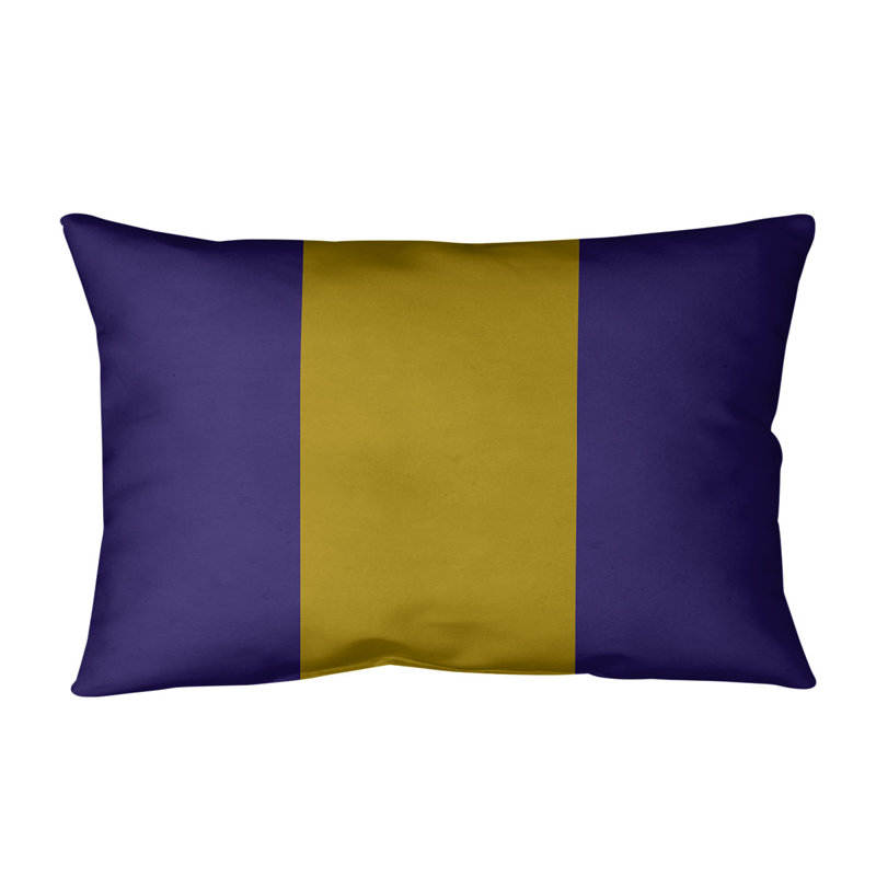Housse de coussin lombaire Atlanta, Baltimore, Minsk / jaune