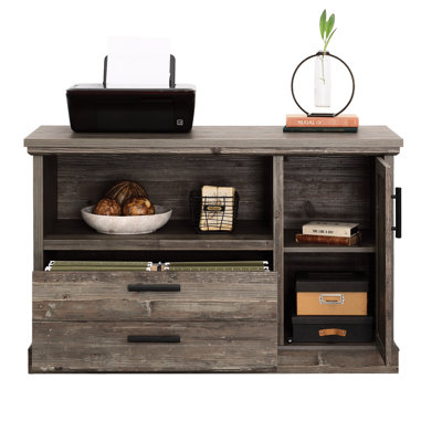 File In Brown Finish - Ideal For Home Office Organization, Adjustable Shelf, Suitable Living Room And Entryway, Lightweight, Simple To Assemble With Clear Guidance A Functional Storage Option Office,