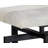 Anais Genuine Leather Upholstered Bench with Shelves