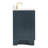 Freitas 36'' Solid Wood Single Bathroom Vanity in Midnight Blue with 1.5'' Carrara White Quartz Top, Right Offset, Rectangle Sink-968581545-968581544-968582715