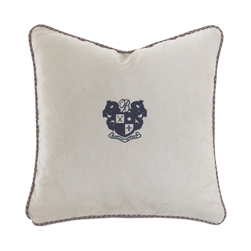 Ladue Square Pillow Cover & Insert, Vinci Taupe