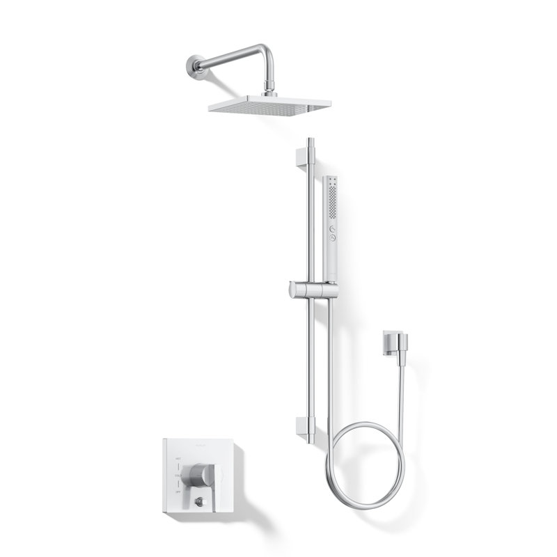 Honesty Rite-Temp Showering Kit 2.5 GPM, Polished Chrome