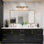 4-Light Dimmable Modern Brass Vanity Light