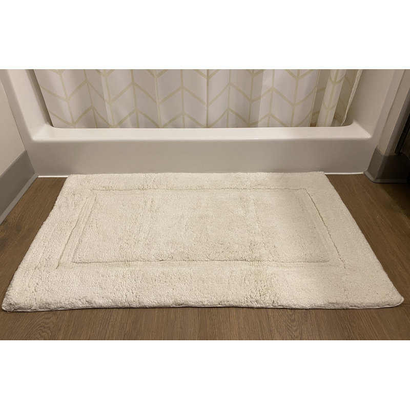 Tapis pour salle de bain Cristine, Ivoire