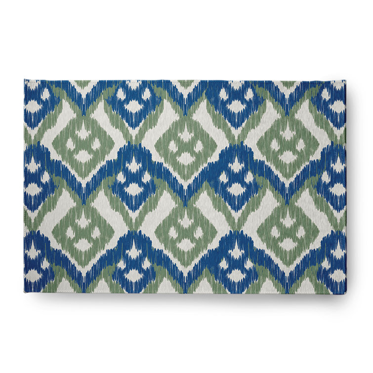 Chenille Ikat Indoor Rug