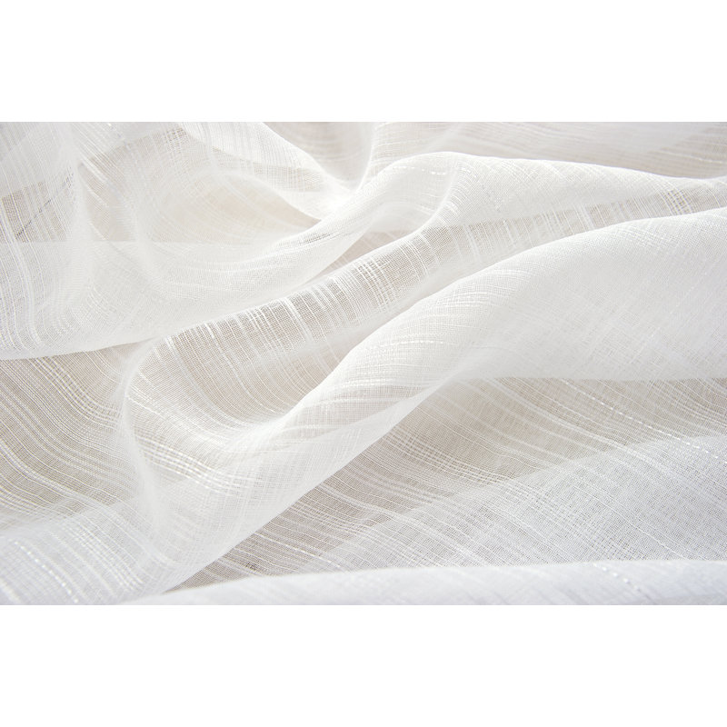 Hayle Semi Sheer Curtain Single Panel, Beige