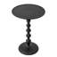 Table Alexander en métal martelé, noir-1369535170