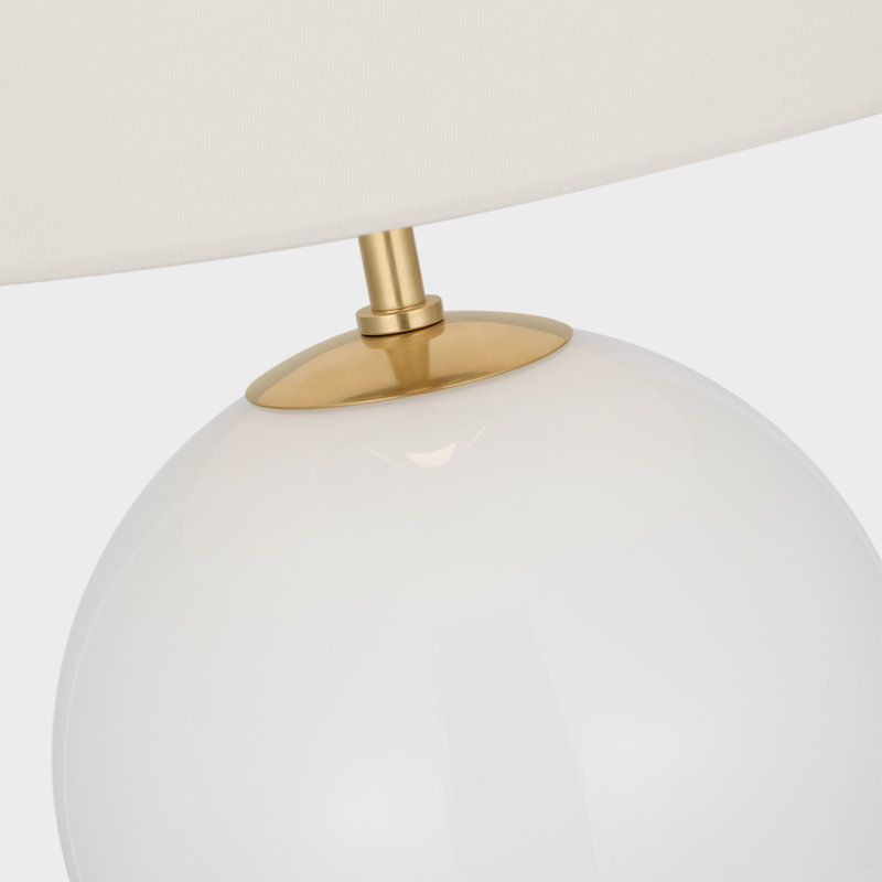 Elsie Cordless Table Lamp in Cream with Linen Shade