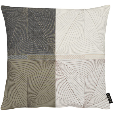 Geometric Square Cushion