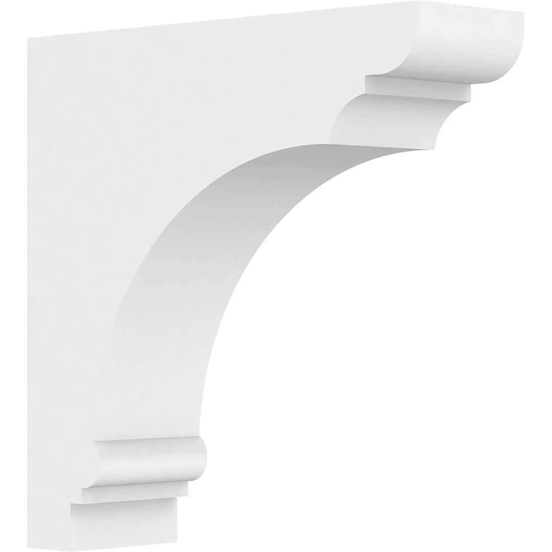 Standard Hughes Signature Urethane Bracket, Primed Tan Ekena Millwork 