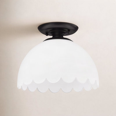Filomela Glass Semi Flush Mount