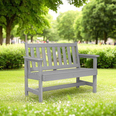 High Density Polyethylene Outdoor Bench by Lark Manor