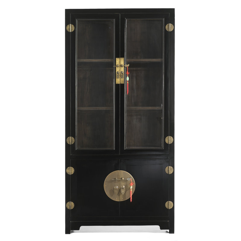 Hangzhou Display Cabinet, Black Lacquer