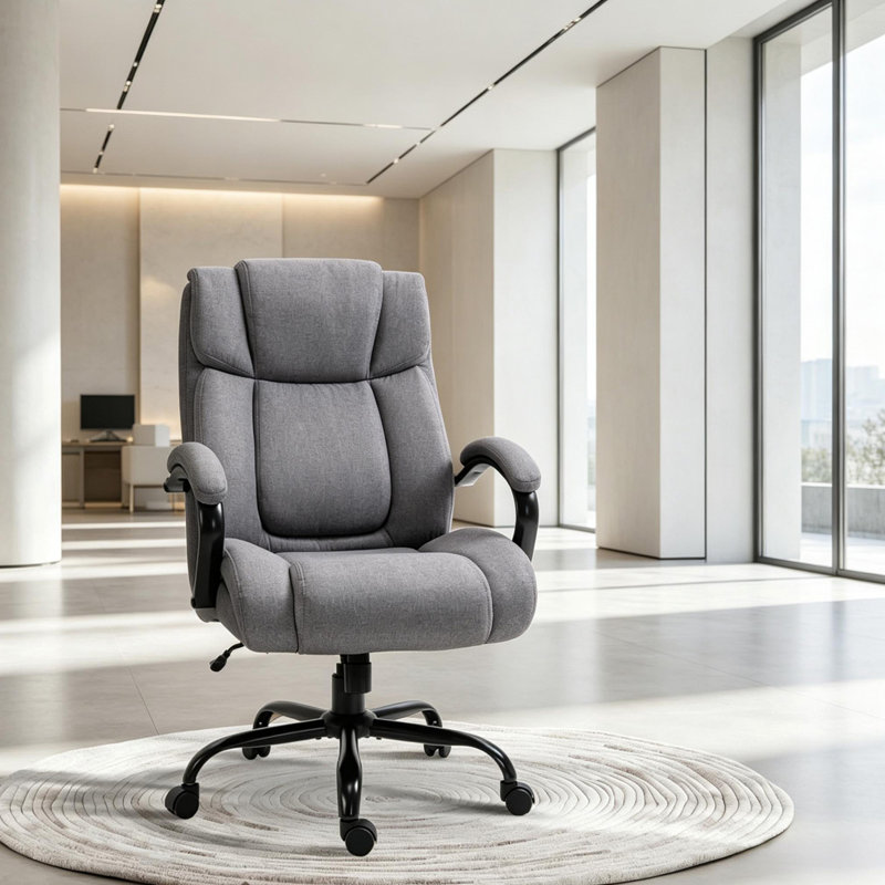 Fauteuil de direction moderne, fauteuil de bureau pivotant élégant, fauteuil de bureau, fauteuil de travail confortable