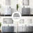 Double Bath Vanity In Grey, 60 In. W X 22 D, With Marble Top, Faucet Included, And 58 Mirror - Scratch- Surface Stain Resistance Feature