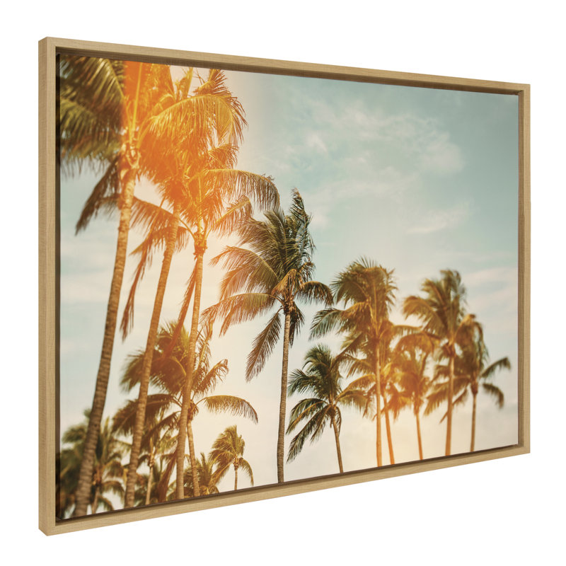«Miami Breeze» par Alicia Bock, reproduction d'art sur toile encadrée