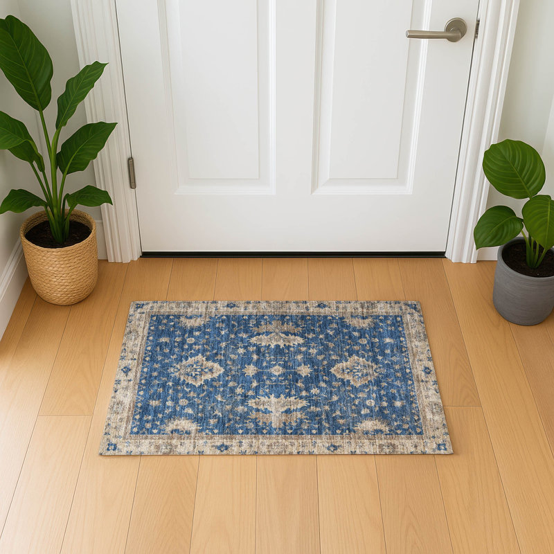 Tapis lavable à la machine Premium Premium Bucz AMF1739, Rectangle 1 pi 8 po x 2 pi 6 po