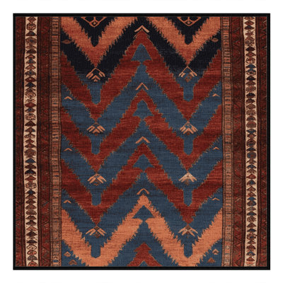 Machine Washable Persian Black Area Rug