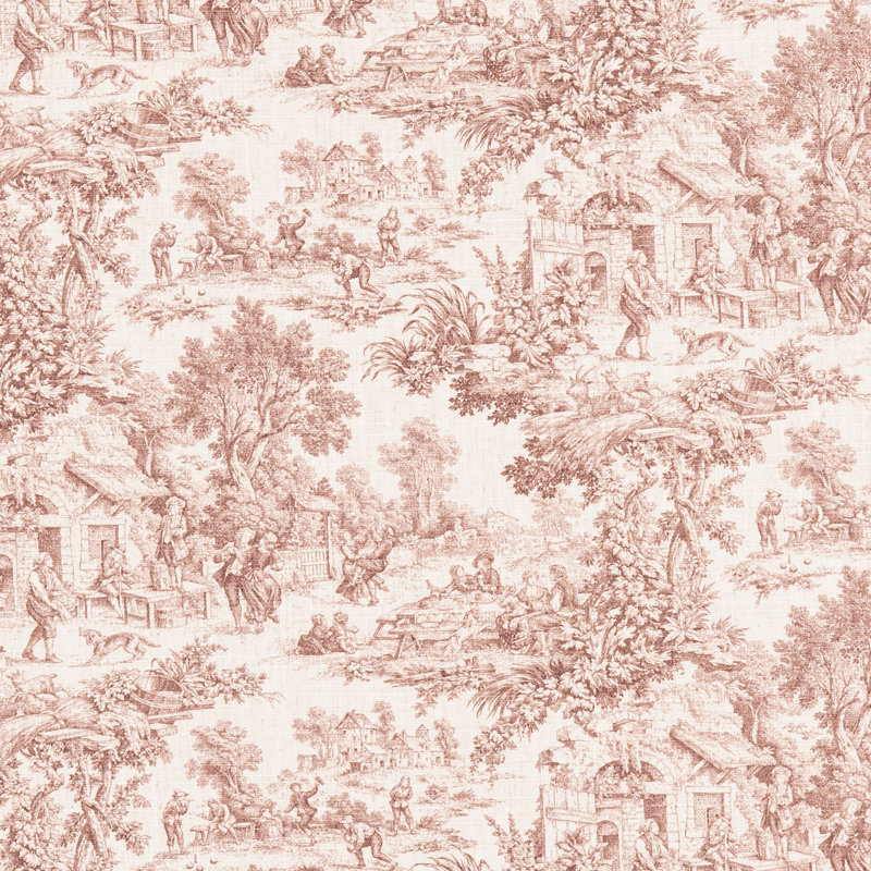 Jupe d'arbre de Noël Toile, Burgundy, 36"