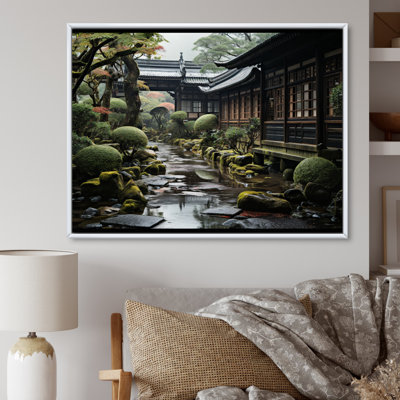 " Japon Art Silent Temple "
