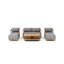 Granada Outdoor 6 - Piece Teak Conversation Set-1045731564