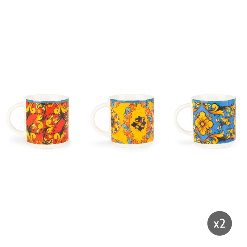 Trinacria Porcelain Espresso Cup