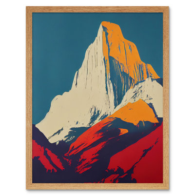 El Capitan Rock Yosemite Valley Pop Art - Print
