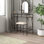 Cobbs 2-Piece Vanity Set With Adjustable Mirror and Upholstered Bench