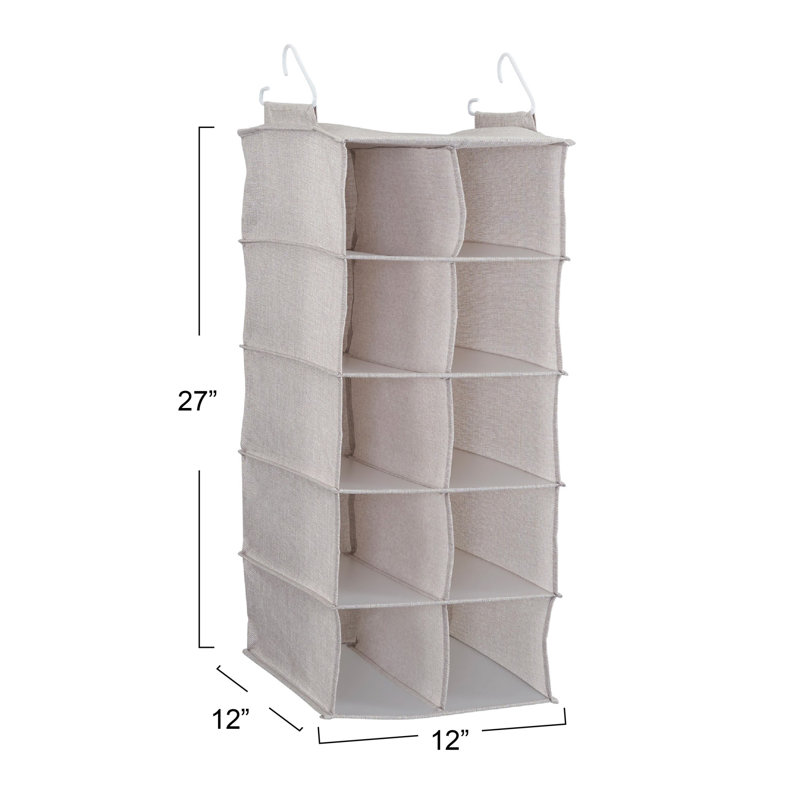 Organisateur de chaussures à double suspension, Argent