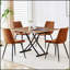 Table élévatrice multifonctionnelle avec plateau en grain de bois pliable - hauteur réglable, pieds en métal noir, habillage / café / salle à manger / bureau