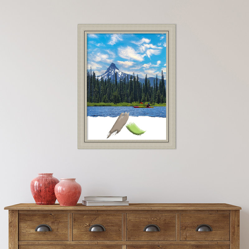 Cadre pour photo simple Ashaud, Argenté, 18 po x 24 po