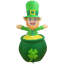 Leprechaun dans un chaudron gonflable