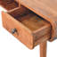 Bureau d'écriture courbé en bois massif
