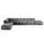 Velours gris velours est en rupture de stock